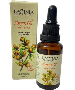 Lacinia argano aliejaus serumas plaukams su natūraliu vitaminu E, 30 ml buteliukas