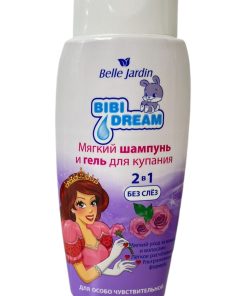 Belle Jardin Bibi Dream švelnus šampūnas ir dušo gelis vaikams 2 in 1.