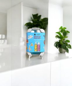HS Hiskin kelioninis rinkinys – dušo želė ir kūno balzamas mini lagaminėlyje