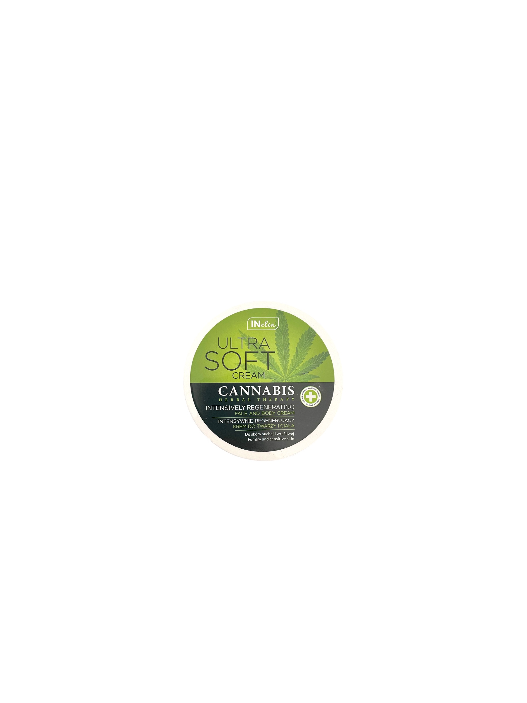 INelia Ultra Soft Cannabis kremas veidui ir kūnui 200 ml