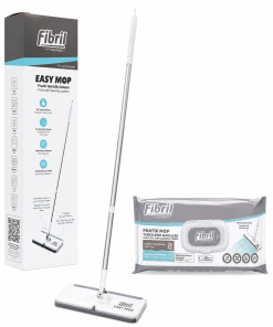 Fibri Easy Mop Platinum šluota su valymo servetėlėmis