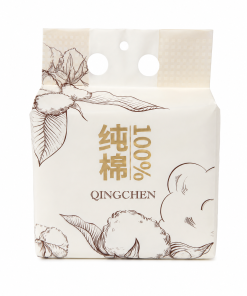 QINGCHEN 100 % medvilniniai vienkartiniai veido rankšluostėliai 100 vnt.