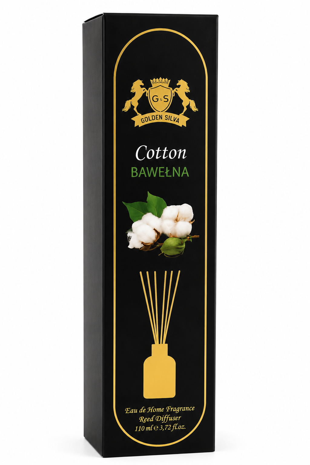 Golden Silva Cotton namų kvapas su lazdelėmis 110 ml