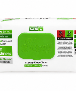 Sleepy Easy Clean paviršių valymo servetėlės „Pine Freshness“ 100 vnt.