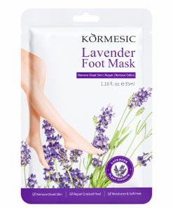 KORMESIC Levandų pėdų kaukė su levandų ekstraktu 35 ml