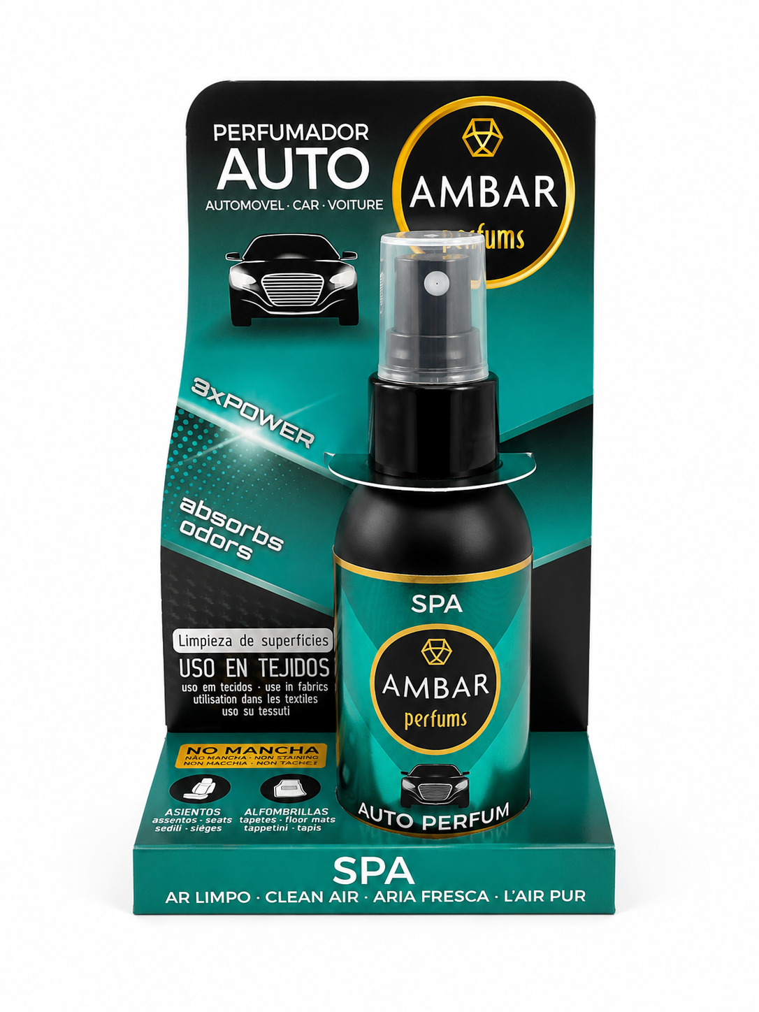 AMBAR Auto Perfum – SPA automobilio kvapas 90 ml