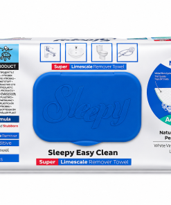 Sleepy Easy Clean kalkių šalinimo drėgnos servetėlės vonios kambariui, 30 vnt.