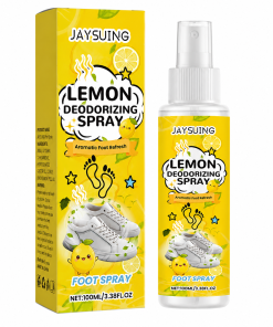 Citrinų aromato pėdų dezodorantas purškiklis JAYSUING Lemon Deodorizing Spray 100 ml