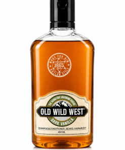Old Wild West Dark Vanilla 5in1 vyrų šampūnas, kondicionierius, barzdos, plaukų ir kūno prausiklis 450 ml