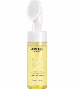 MERCILEN aminorūgščių veido prausiklis su silikoniniu šepetėliu 150 ml