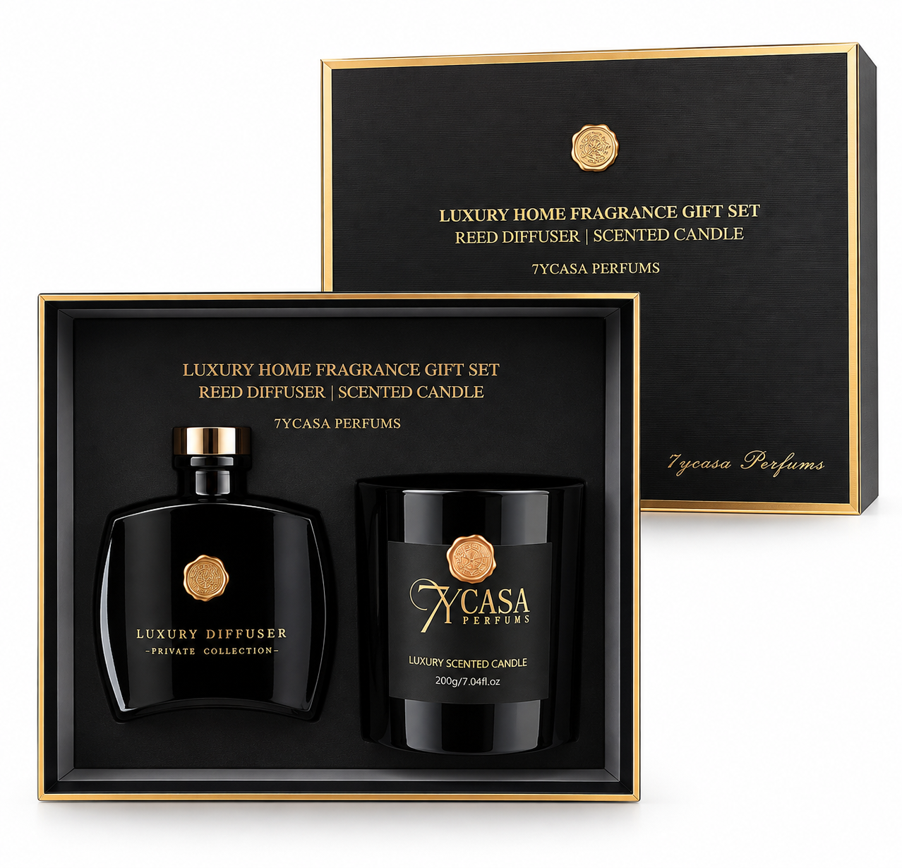 7YCASA PERFUMS prabangus namų kvapų rinkinys saldus parfumerinis aromatas