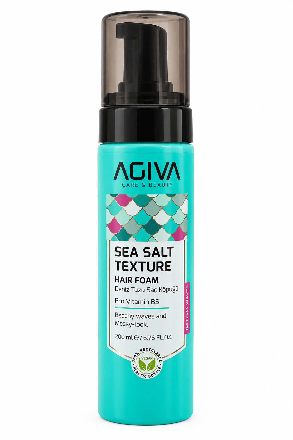 AGIVA Sea Salt Texture plaukų putos su jūros druska 200 ml