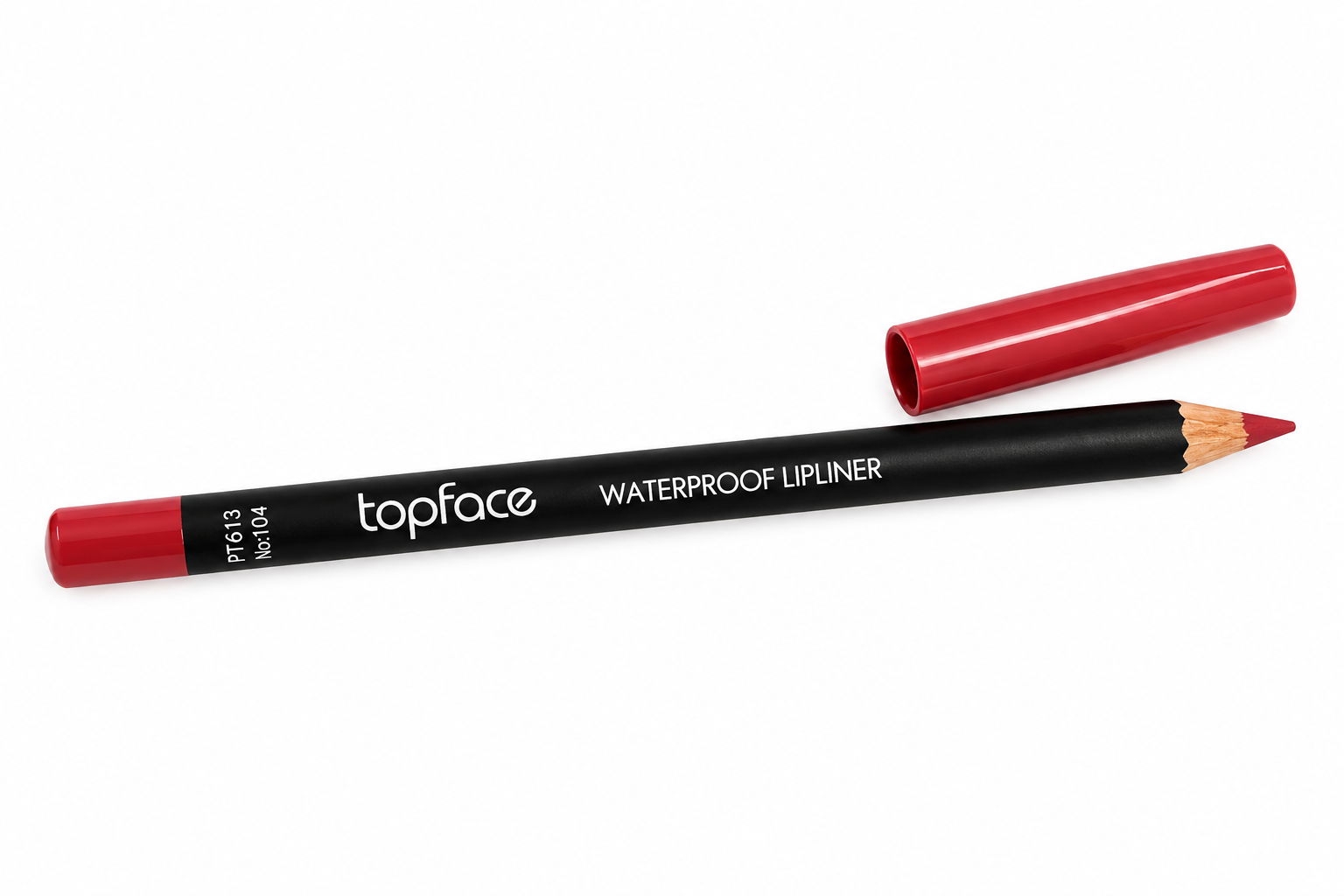 Topface Waterproof Lipliner vandeniui atsparus lūpų pieštukas Nr. 104 ir Nr. 108