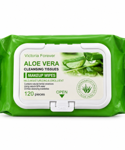 Victoria Forever Aloe Vera makiažo valymo servetėlės 120 vnt.