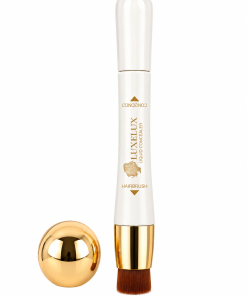 LUXELUX Liquid Concealer skystas maskuoklis veidui ir paakiams, balta ir aukso spalvos pakuotė, 7,5 ml.
